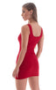 womens sexy mini dress bodycon rock star club sleeveless micro dresses in Ruby Red; Micro Mini Dress in Ruby Red 2; Micro Mini Dress in Ruby Red 3; Micro Mini D