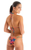 womens swimwear best seller tan through skinny micro brazilian bikini skinz swimsuit in frequency; Skinny Side Rio Bikini Bottom in Frequency Tan Through, Rear