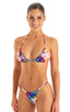 Skinny Side Rio Bikini Bottom in White Hibiscus 1; Skinny Side Rio Bikini Bottom in White Hibiscus 2; Skinny Side Rio Bikini Bottom in White Hibiscus 3; Skinny