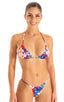 Skinny Side Rio Bikini Bottom in White Hibiscus 1; Skinny Side Rio Bikini Bottom in White Hibiscus 2; Skinny Side Rio Bikini Bottom in White Hibiscus 3; Skinny
