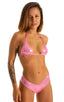 Womens Cheeky Boy Swim Shorts in Mystique Bubblegum Pink 4; Cheeky Booty Shorts in Mystique Bubblegum Pink 2; Cheeky Booty Shorts in Mystique Bubblegum Pink 3;