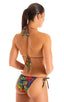 Womens Side Tie Brazilian Bikini Bottom in Tan Through Technicolor 1; Womens Side Tie Brazilian Bikini Bottom in Tan Through Technicolor 2; Womens Side Tie Braz