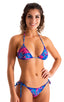 womans tan through low rise side tie brazilian bikini swimsuit sexy swimwear in Bora Bora; Low Rise Side Tie Brazilian Bikini Bottom in Tan Through Bora Bora 2;