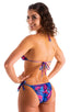 womans tan through low rise side tie brazilian bikini swimsuit sexy swimwear in Bora Bora; Low Rise Side Tie Brazilian Bikini Bottom in Tan Through Bora Bora 2;