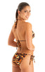 Womens Side Tie Brazilian Bikini Bottom in Super ThinSKINZ Tiger 1; Womens Side Tie Brazilian Bikini Bottom in Super ThinSKINZ Tiger 2; Womens Side Tie Brazilia