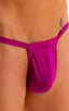 4-Way Adjustable Bikini-Tanga-Micro in Magenta, Front View; 4-Way Adjustable Bikini-Tanga-Micro in Magenta, Rear View; 4-Way Adjustable Bikini-Tanga-Micro in Ma