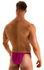4-Way Adjustable Bikini-Tanga-Micro in Magenta, Front View; 4-Way Adjustable Bikini-Tanga-Micro in Magenta, Rear View; 4-Way Adjustable Bikini-Tanga-Micro in Ma