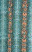 2550 Aqua snake skin Super Thin Skinz fabric - Skinzwear