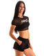 A44W -  Women's Tommy Boy Shorts Swim Cover-Up & Beach Shorts with Pockets - Mesh