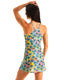 D8 - Womens Cover up Mini Dress - Tan Through