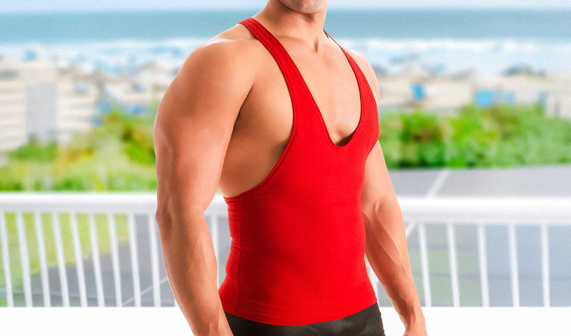 G29 - Men’s Racerback Gym Top - Muscle Fit Tank