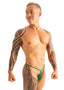 M52 - Mens Teardrop G String Swimsuit - Solids