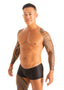 M61 - Mens Low Square Cut Swim Trunks - Metallics