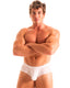 Skinz Men's Pouch Enhancing Micro Square Cut Underwear with a supportive contour pouch and low-rise fit.