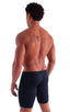 Extreme Lycra Jammer Shorts in Black, Front View; Extreme Lycra Jammer Shorts in Black, Rear View; Special Order Notice; Extreme Lycra Jammer Shorts in Black Fa