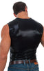 Sleeveless Lycra Muscle Tee in Metallic Mystique Black, Front Alternative; Sleeveless Lycra Muscle Tee in Metallic Mystique Black, Rear Alternative; Special Ord