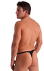 T Back Thong Swimsuit in Semi Sheer ThinSKINZ Black, Front View; T Back Thong Swimsuit in Semi Sheer ThinSKINZ Black, Rear View; Special Order Notice; T Back Th