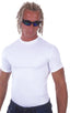 Lycra Tee in Optic White, Front View; Special Order Notice; Lycra Tee in Optic White Fabric