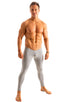 mens  extreme low waist leggings tights in Heather grey cotton lycra; Mens SUPER Low Leggings Tights in Heather grey cotton-lycra 2; Mens SUPER Low Leggings Tig