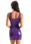 D1 - Womens Mini Dress - Metallic