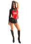 S8 - Womens Micro Mini Skirt - SPOOKY EDITION - Wet Look