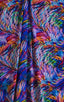 illumine purple blue pink orange green random swirl print for swimwear in stretch nylon lycra; Illumine Tricot swimsuit print 2