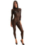C1FZW - Womens Front Zipper Catsuit for Women - Mesh