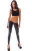 Muscle Tee in Black Tricot-nylon/lycra, Front View; Muscle Tee in Black Tricot-nylon/lycra, Rear View; Special Order Notice; Muscle Tee in Black Tricot-nylon/ly