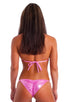 Brazilian Contest Top in Mystique Bubble Gum-Pink nylon-lycra 1; Brazilian Contest Top in Mystique Bubble Gum-Pink nylon-lycra 2; Brazilian Contest Top in Metal