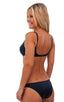 womens sexy underwire push up top in Black nylon-lycra, Front View; womens sexy underwire push up top in Black nylon-lycra, Rear View; Special Order Notice; wom