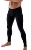 A11M - Mens Low Rise Leggings - Solids 6407 Black - Skinzwear