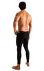 A11M - Mens Low Rise Leggings - Solids 8307 Black - Skinzwear