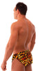 A14 - Mens Swimsuit Cover Up Split Running Shorts - Prints 3554 Wild tiger - Skinzwear