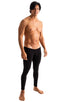 A19M - Mens Super Low Rise Leggings - Solids 8307 Black - Skinzwear