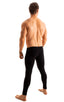 A19M - Mens Super Low Rise Leggings - Solids 8307 Black - Skinzwear