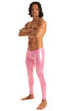 A19M - Mens Super Low Rise Leggings - Wet Look 0008 Lipstick red - Skinzwear