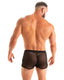 A44 - Tommy Boy Shorts Men’s Swim Cover - Up & Beach Shorts with Pockets - Mesh 1507 Black - Skinzwear