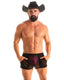 A44 - Tommy Boy Shorts Men’s Swim Cover - Up & Beach Shorts with Pockets - Mesh 1507 Black - Skinzwear