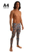 A4M - Mens Regular Waist Leggings - Prints 3151 Congo - Skinzwear