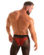 A4M - Mens Regular Waist  Leggings - Mesh