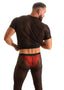 A4M - Mens Regular Waist  Leggings - Mesh
