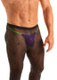 A4M - Mens Regular Waist  Leggings - Mesh