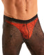 A4M - Mens Regular Waist  Leggings - Mesh