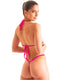 B37 - Womens Teardrop G String Micro Bikini Bottom - Prints 1117 - 3452 Pink lightening - Fuchsi - Skinzwear