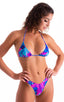 B4 - Womens High Cut Thong - Prints 2164 Tahitian magenta - Skinzwear