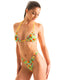 B4 - Womens High Cut Thong - Prints 9879 Pina colada - Skinzwear