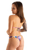 B51 - Womens Low Cut Thong - Prints 4150 Hibiscus - Skinzwear