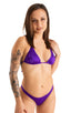 B51 - Womens Low Cut Thong - Solids 3453 Royal purple - Skinzwear