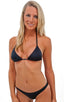 B54 - Womens Surfer Girl Swimsuit Bottom - Solids 6407 Black - Skinzwear