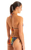 B56 - Womens Side Tie Brazilian Bikini Bottom - Tan Through 7803 Rave up - Skinzwear